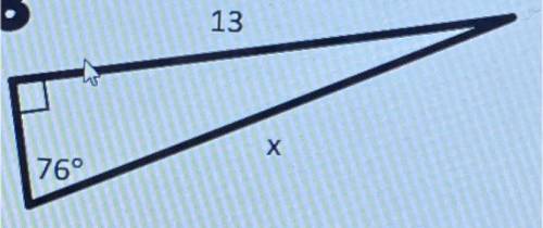 Find the value of x round to the nearest tenth