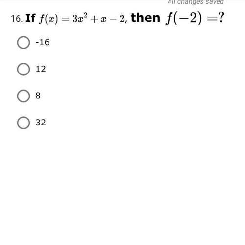 If f(x)=3x^2+x-2, then f(-2)=