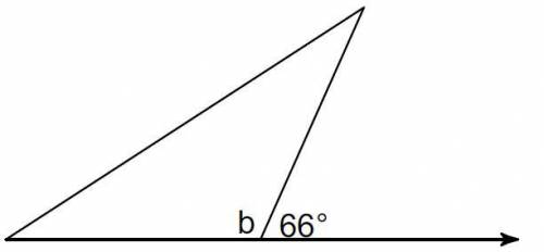 HELP ASAP WILL GIVE BRAINLIEST 
Find the measure of angle b