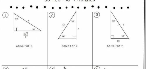 Need help solving for y​