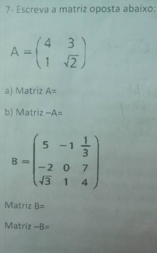 Me ajudem resolver essa matriz pfvr​