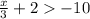 \frac{x}{3} + 2  -10