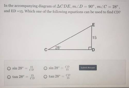 In ΔUVW, the measure of ZW=90°, the measure of ZU=11°, and WU = 42 feet. Find the length of VW to t