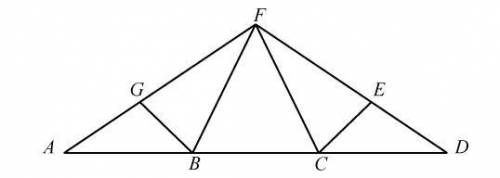 Suppose BF ║ CE in the truss shown. If m∠BFE = 109°. find m ∠FEC.