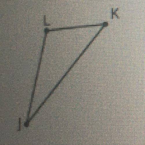 Andre is drawing a triangle that is congruent to

this one. He begins by constructing an angle
con