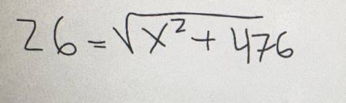 Help Solve for x.
Solve for x