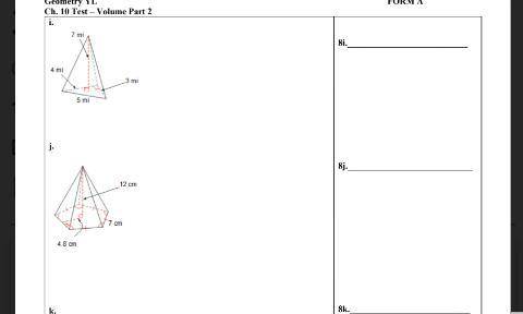 If your good at math please help!!
Find the volume of the figures below.include units