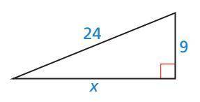 Solve for x in the figure below. Write your answer in simplest radical form. X = ____

Options
9√3