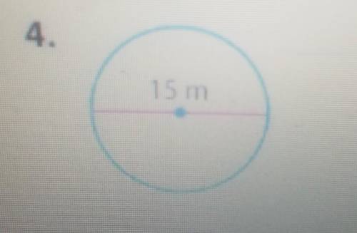 Find the circumference of each circle. Use 3.14 or 22 for T. Round to the nearest tenth if necessar