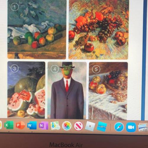 Please help me i will give brainliest

What themes can you detect in these apple paintings from th