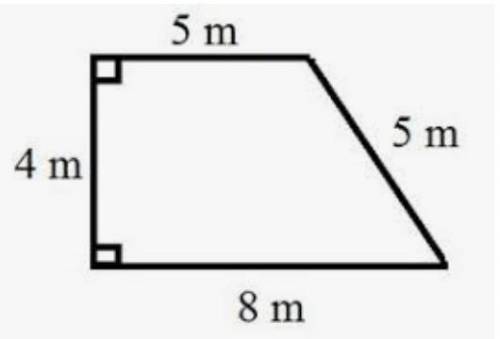 What is the area of this trapezoid?
26 cm²
32 cm²
40 cm²
72 cm²
