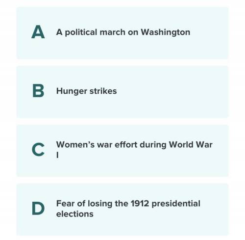 What convinced President Woodrow Wilson to back women’s suffrage? Pls help mee