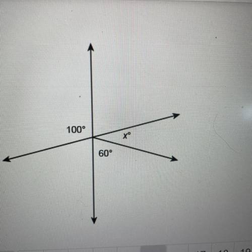 Write an equation that you can use to solve for X.

Enter your answer in the box.
Pls help!!