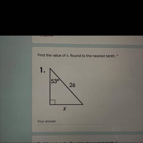 Finding side lengths with trigonometry round to the nearest tenth.