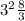 3^{2} \frac{8}{3}