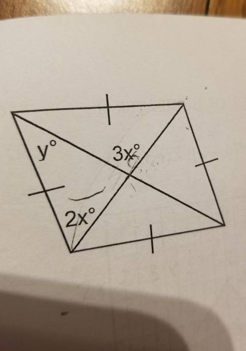 Find the values of each variables in each quadrilateral. ​