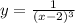 y= \frac{1}{(x-2)^3}