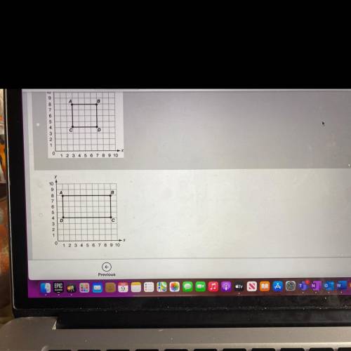 Which rectangle represents dilation by a scale factor of 2 from the rectangle's center?