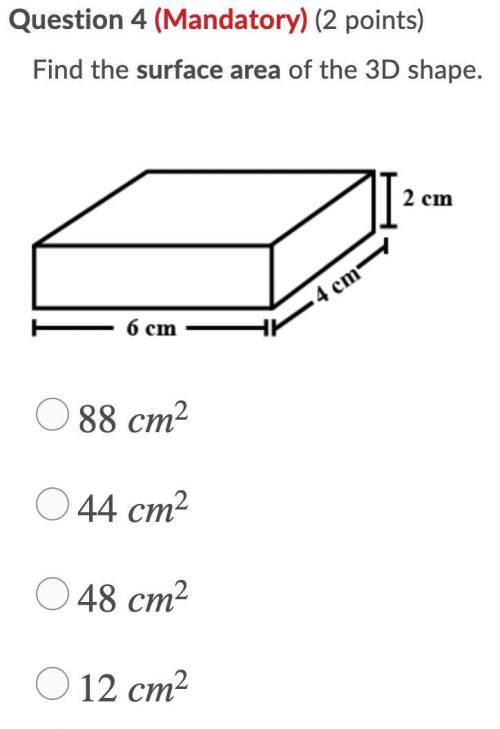 *WILL GIVE BRAINLIEST*

Find the surface area of the 3D shape.
Find the total surface area of the