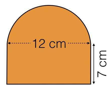 WILL MARK BRAINLIST FOR CORRECT ANSWER!

The figure shown is a rectangle topped by a semicircle. F