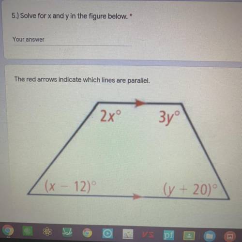 Solve for X and Y in the figure below. Thank you!