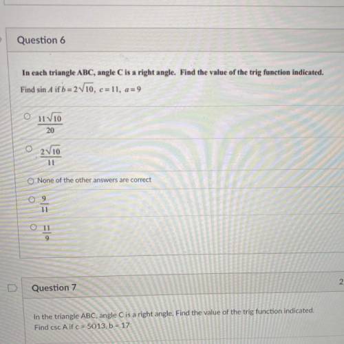 Can someone help me out with 6 and 7?