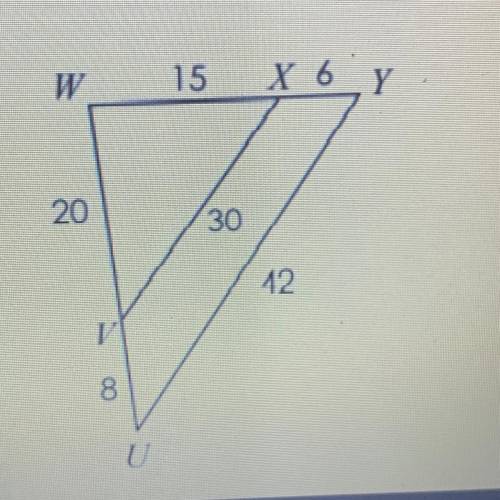 Determine how (if possible) the triangles can be proved similar.