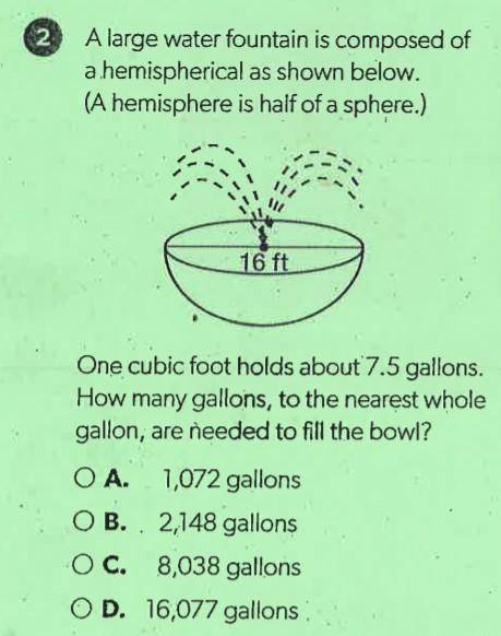 Please please help its on my test. 
The answer is not A.