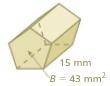 Find the volume of the pentagonal prism.