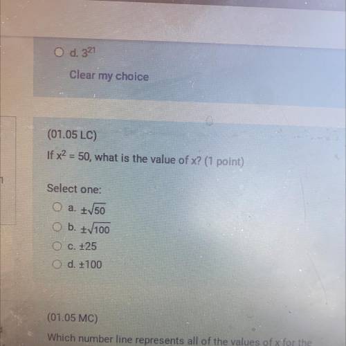 If...=50,what is the value of x ?