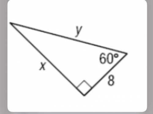 Need help ASAP !!! 
Solve for x WITHOUT trigonometry