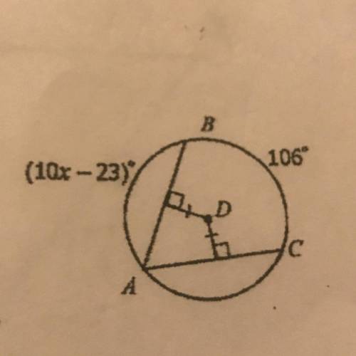 I need help to solve for x