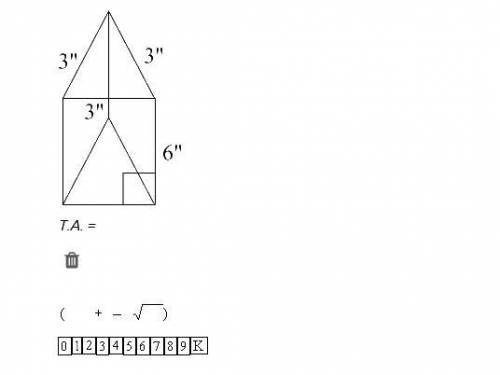 (T.A = Total Area.) Need some help here cause I'm stuck.