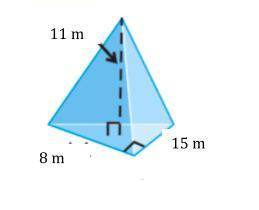 Help asap pls!
What is the volume of the triangular pyramid below?