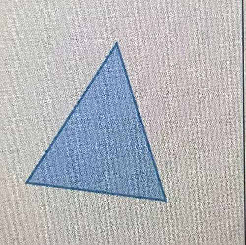 Matt is making a triangle shaped poster for his science class.The area of the poster is 10in ² . If