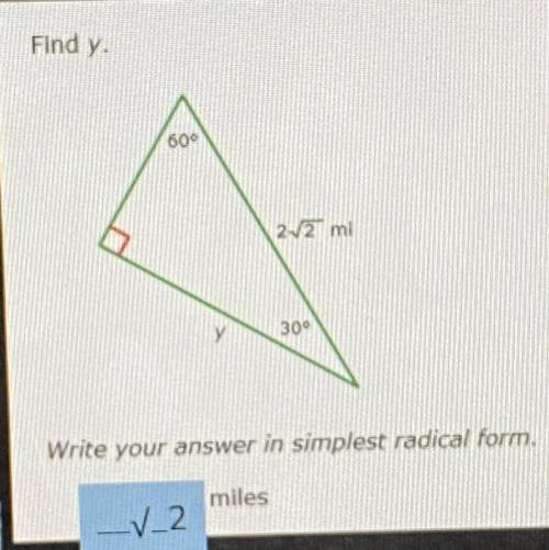 Help me please this is a right triangle 30-60-90