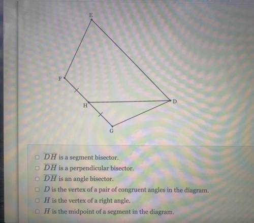 Which of the following statements must be true based on the diagram ? Will mark mark Brianliest !!!