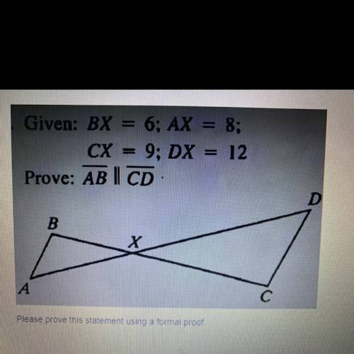 Prove the statement using a formal proof plsss