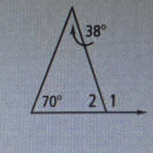 Find m<1 and m<2 PLEASEE! Explain:(