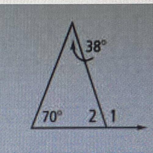 Find m<1 and m<2 help please, ASAP, explain:(