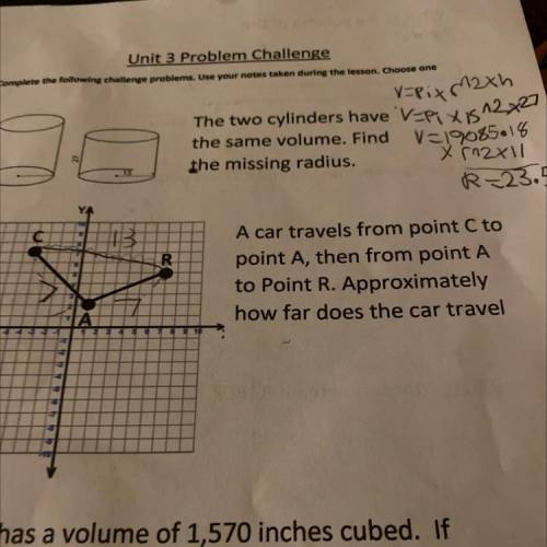 Need help with the car math one