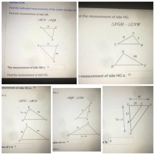 Need help checking if they are right