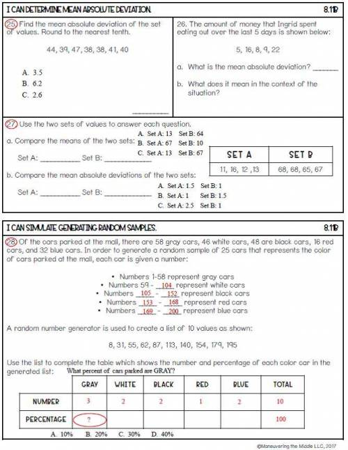 Help with 25,27,and 28