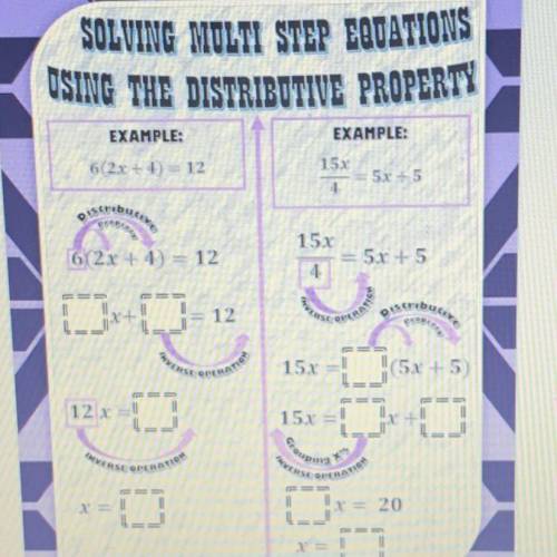 PLEASE HELP!!! DISTRIBUTIVE PROPERTY