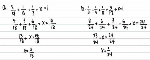 Fill in the missing spot with the correct fraction.