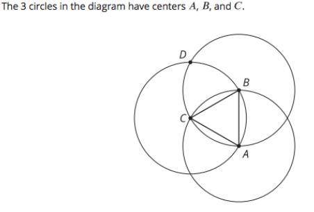 NEED HELP MY GRADES DEPEND ON IT 
Explain why segments AB and AC have the same length.