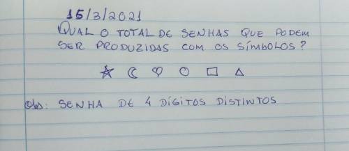 Qual o total de senhas Que podem ser produzidas com os símbolos?

*❤⭕◾
Obs: senha de 4 digitos dis