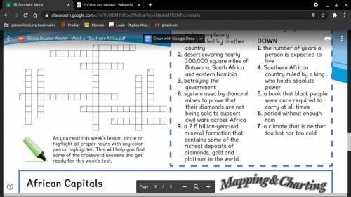 Need help on this cross word puzzel!

1st. one of only three
countries in the world
to be complete