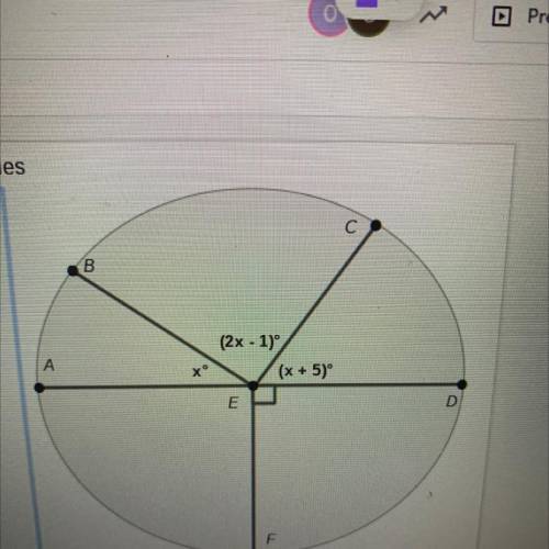 Name a set of supplementary angles