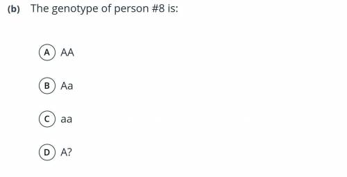What is the genotype of person #8?